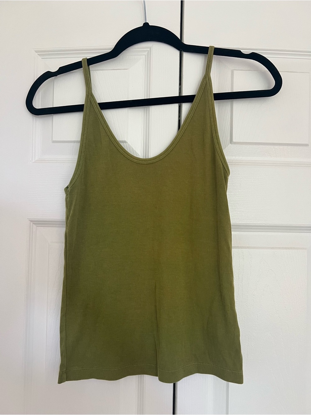 Universal Thread Olive Ribbed Camisole Tank